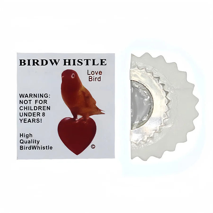 Metal Bird Whistle Toy – Realistic Chirps, Attracts Birds