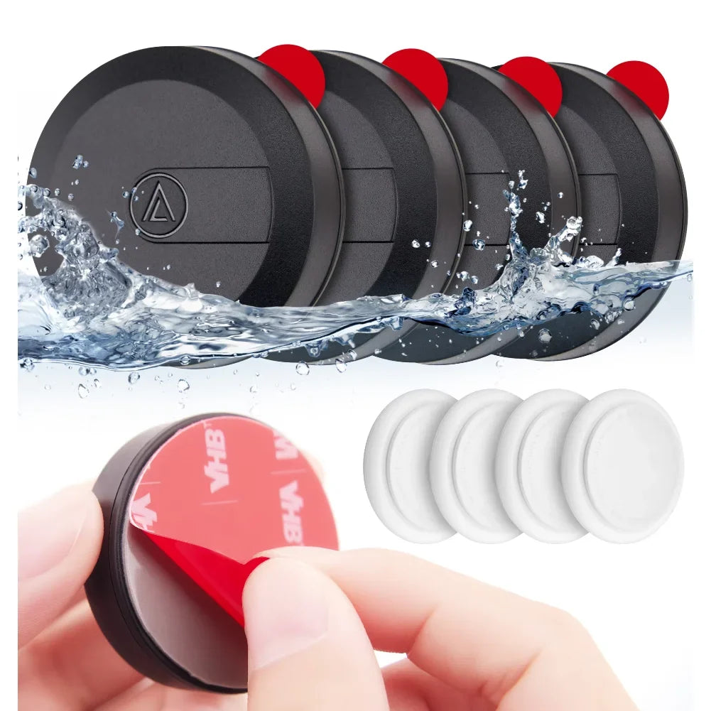 Waterproof Apple AirTag Holder Case with Adhesive Sticker