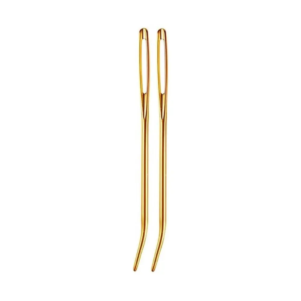 Bent Tip Big Eye Tapestry Needles – Aluminum Knitting Crochet