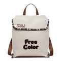 Korean Cartoon Canvas Backpack – Lightweight Student School Bag
