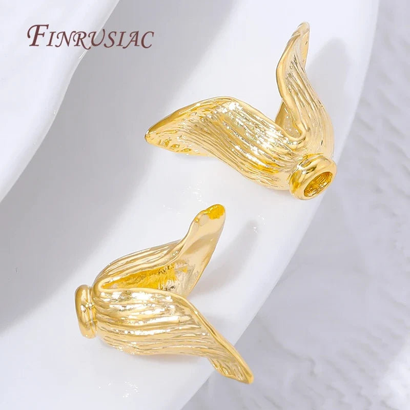 18K Gold Plated Brass Bead Caps & Tassel End Caps – DIY Jewelry
