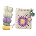 DIY Sunflower Crochet Bag Kit – Beginner Crossbody Starter Set