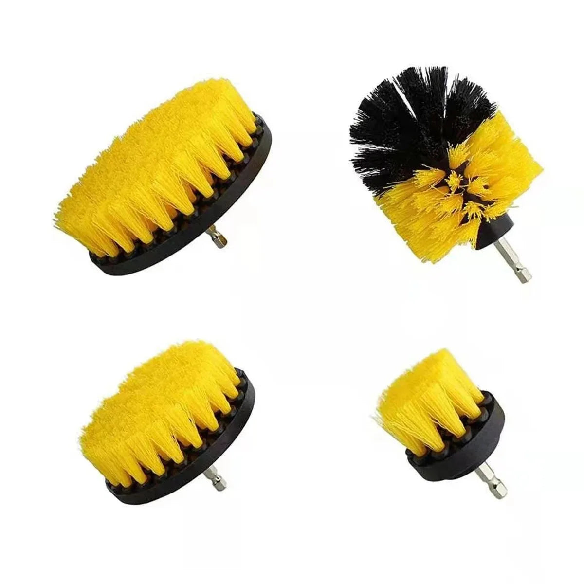 Power Drill Brush Attachment Kit – Electric Scrubber Set