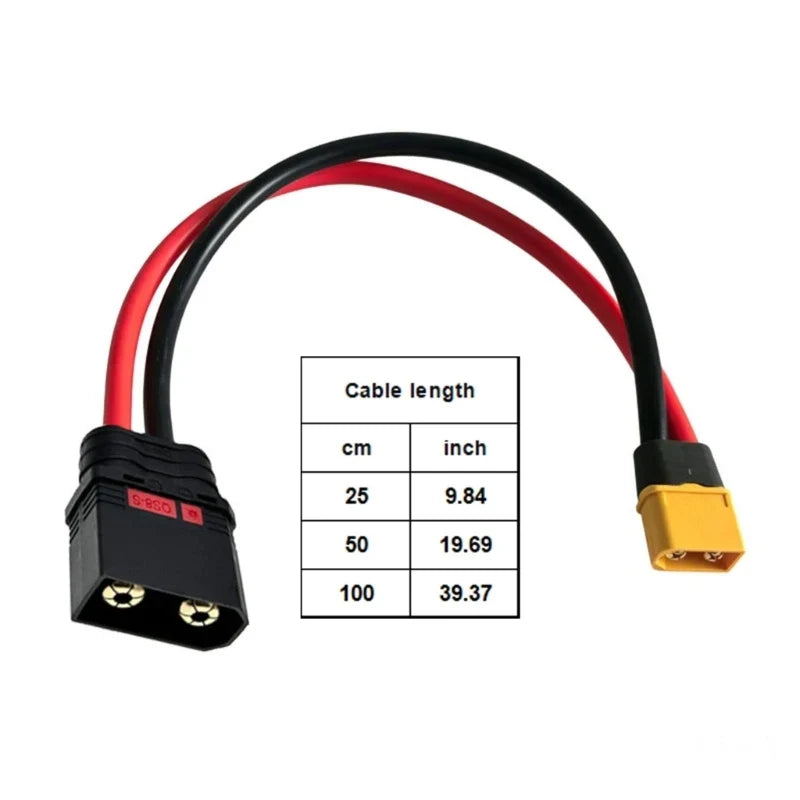 XT60H to QS8 Male Silicone Power Cable | RC & E-Bike