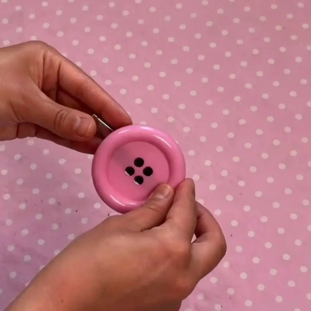 Y2K Extra Large Button Hair Clip – Candy Style Barrette