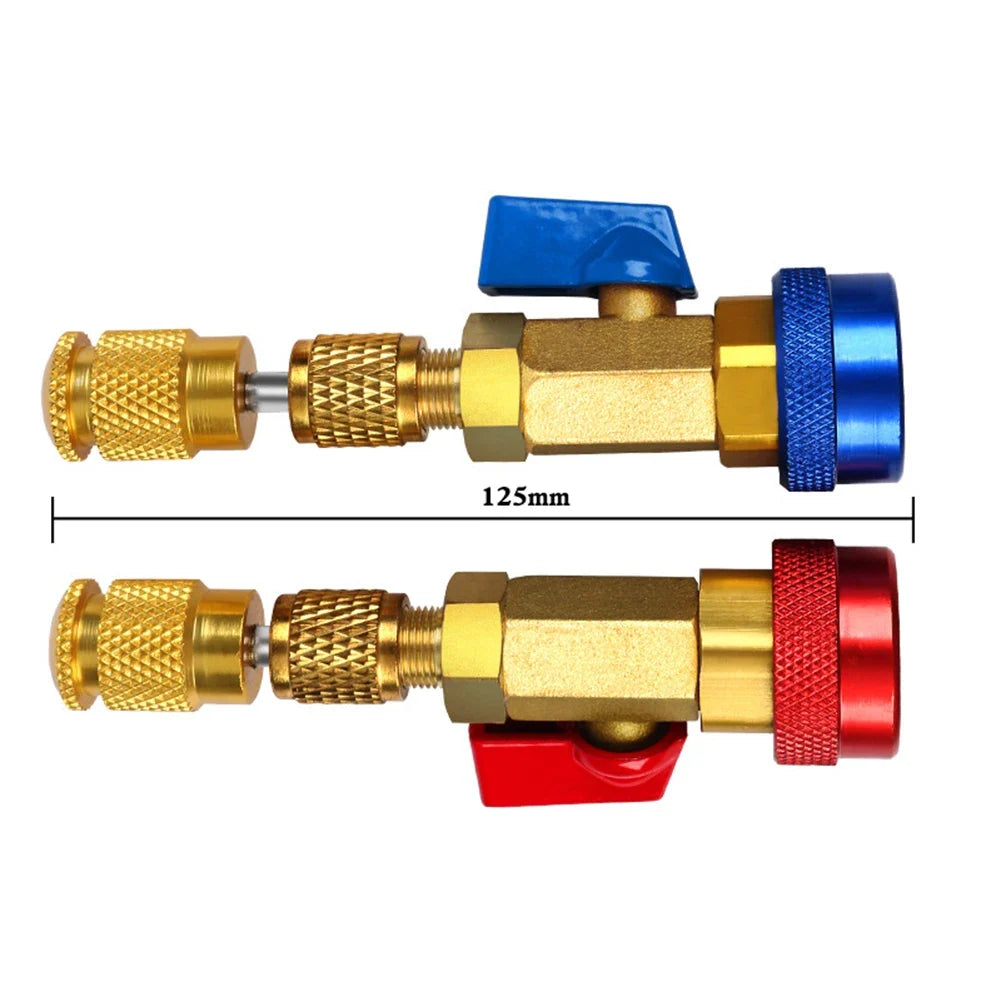 R134A Valve Core Removal Tool Kit | Quick Connect Couplers