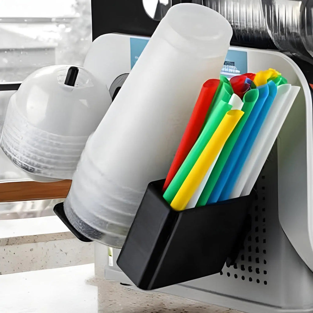 3-in-1 Cup Lid & Straw Organizer for Ninja Slushie Machine