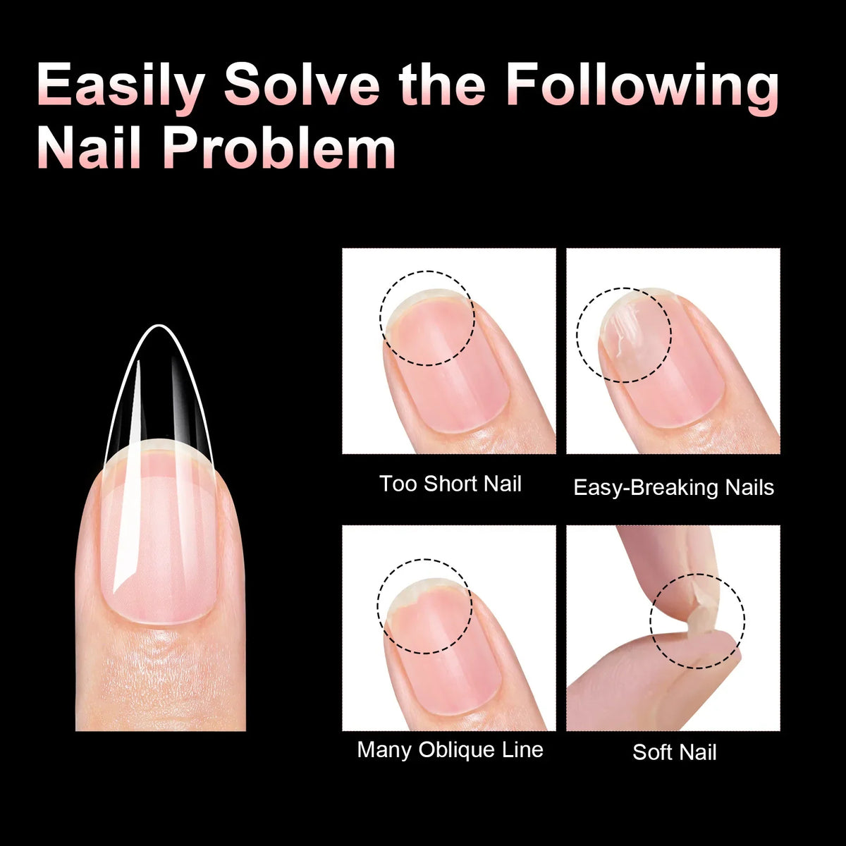 100Pcs Matte Press On Nails Half & Full Cover Acrylic Tips
