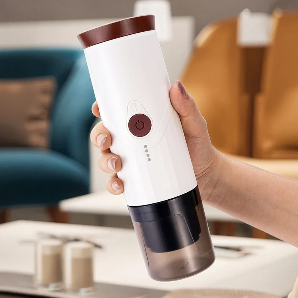 DUTRIEUX Portable Espresso Maker – USB Battery Capsule Coffee