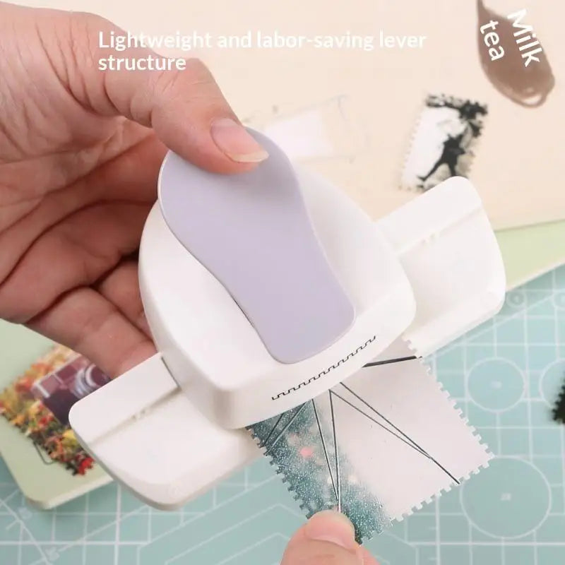 Decorative Edge Punch – Stamp & Seal Paper Trimmer for DIY Crafts