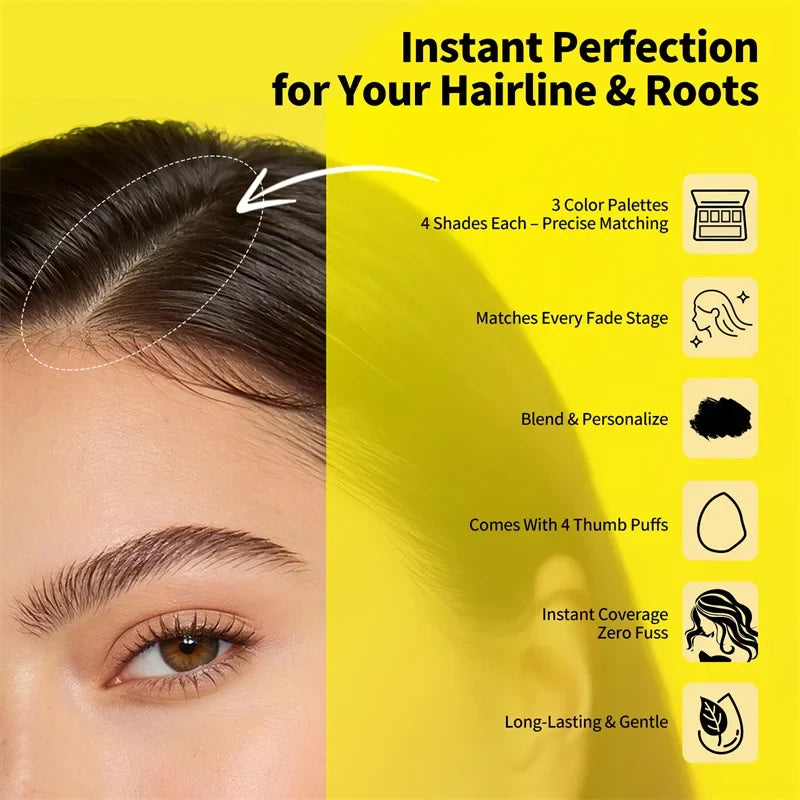 Sevich Waterproof Root Concealer Powder – Grey Coverage Touch-Up