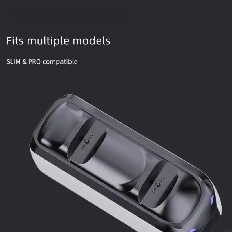 Dual PS5 Controller Charging Dock – USB-C Contact Base