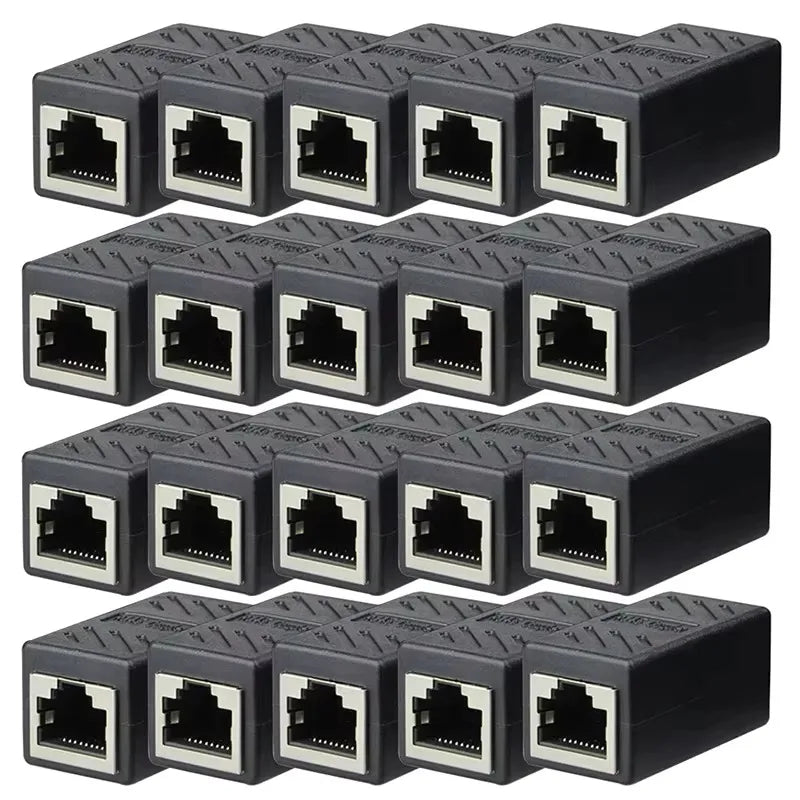 RJ45 Coupler Cat6 Cat5e Ethernet Extender Adapter 1000Mbps