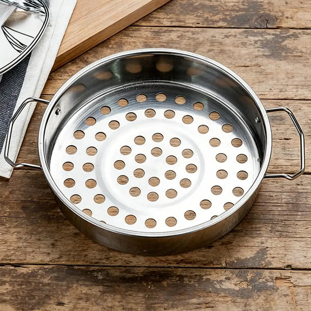 Stainless Steel Slotted Spoon Large Hole Colander Long Handle
