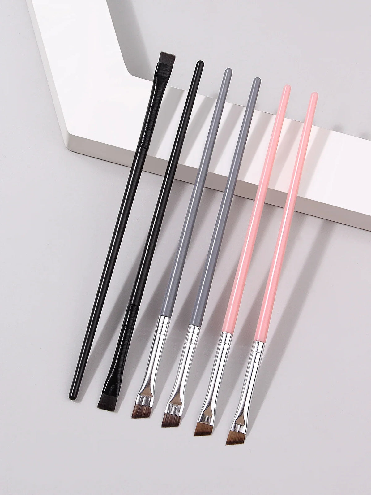 6-Piece Eye Makeup Brush Set – Eyeliner, Eyebrow & Shadow