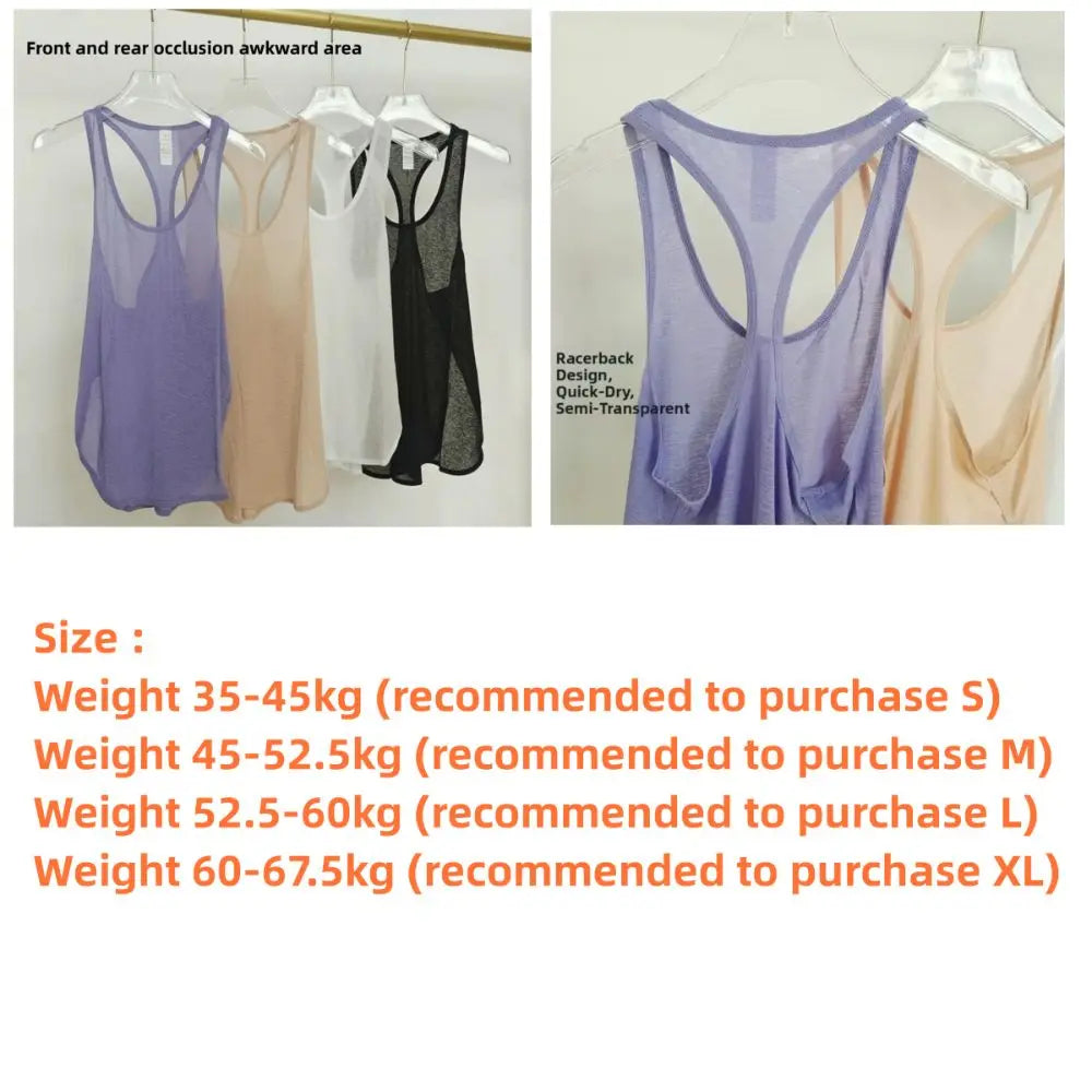 Women's Quick Dry Mesh Yoga Vest – Breathable Loose Gym Top