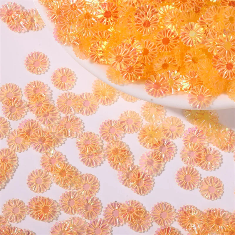 50g Daisy Sequins 9mm – Glitter Flakes for Nail Art & DIY Crafts