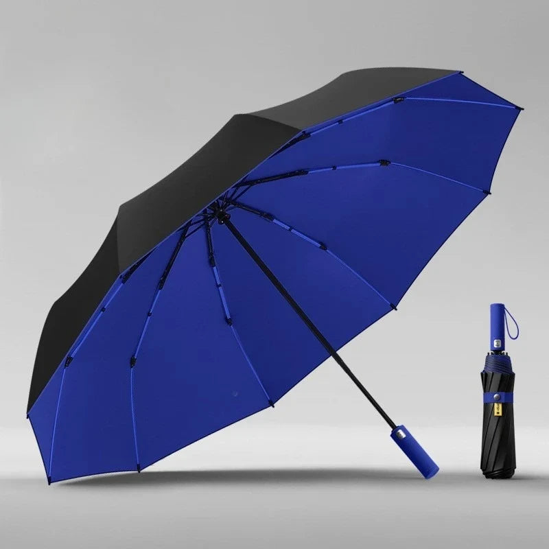 125cm Super Large Triple-Fold UV & Rain Umbrella – Unisex
