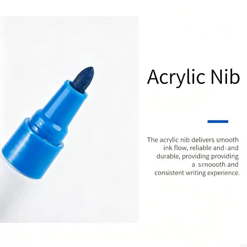 Metallic Oil-Based Paint Pens – 12 Waterproof Permanent Markers
