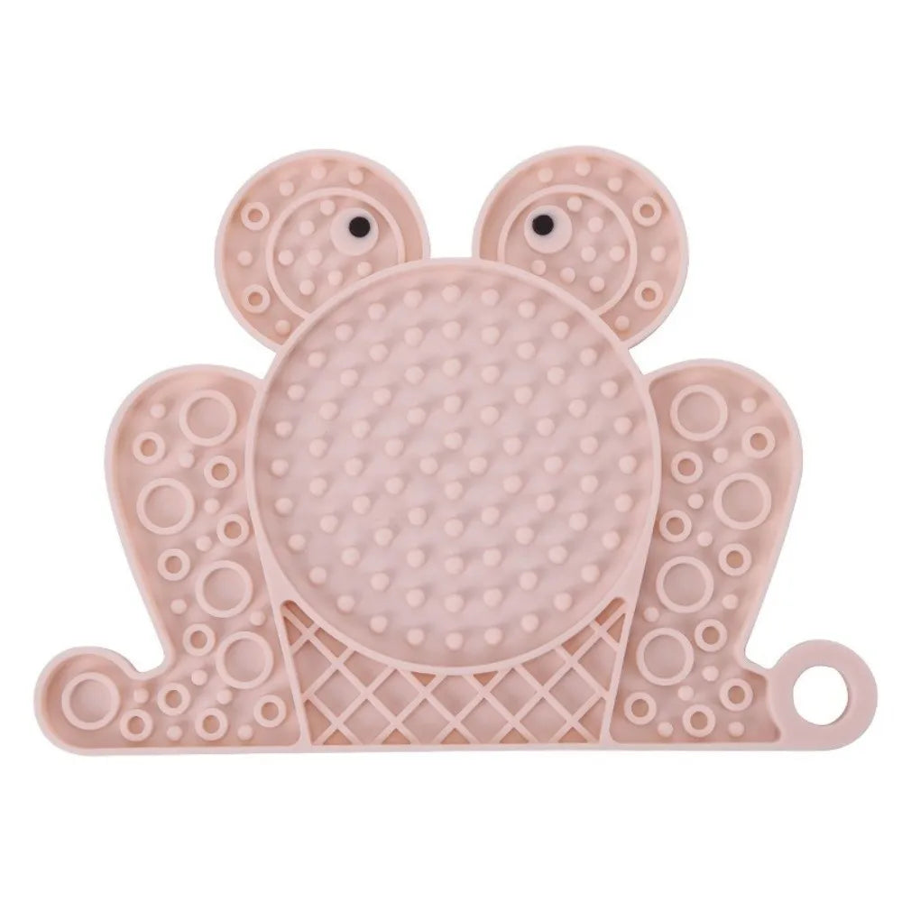 Silicone Slow Feeder Lick Mat – Frog & Fish Shape for Dogs