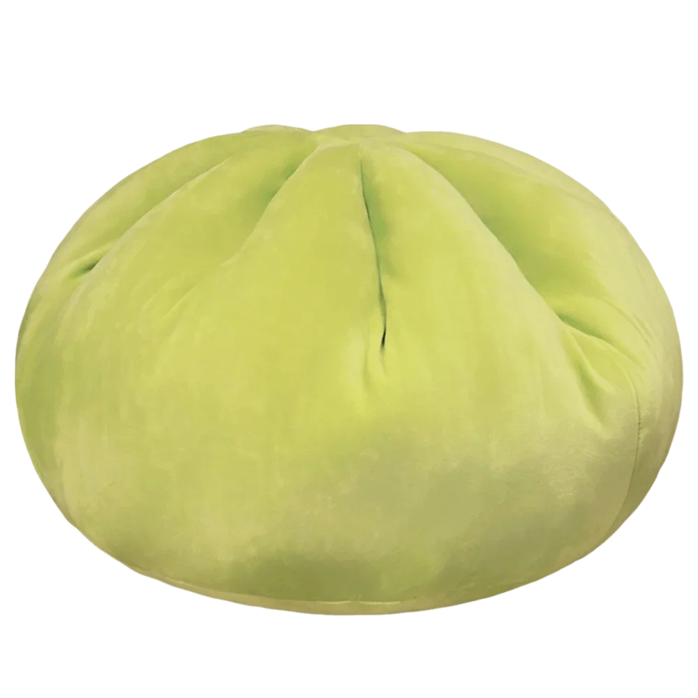 Steamed Bun Throw Pillow – Soft Velvet Cushion 45cm | PP Cotton