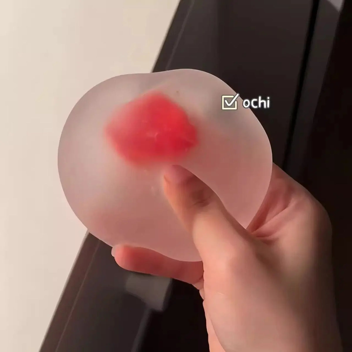 Strawberry Mochi Squishy Squeeze Toy – Slow Rise Fidget