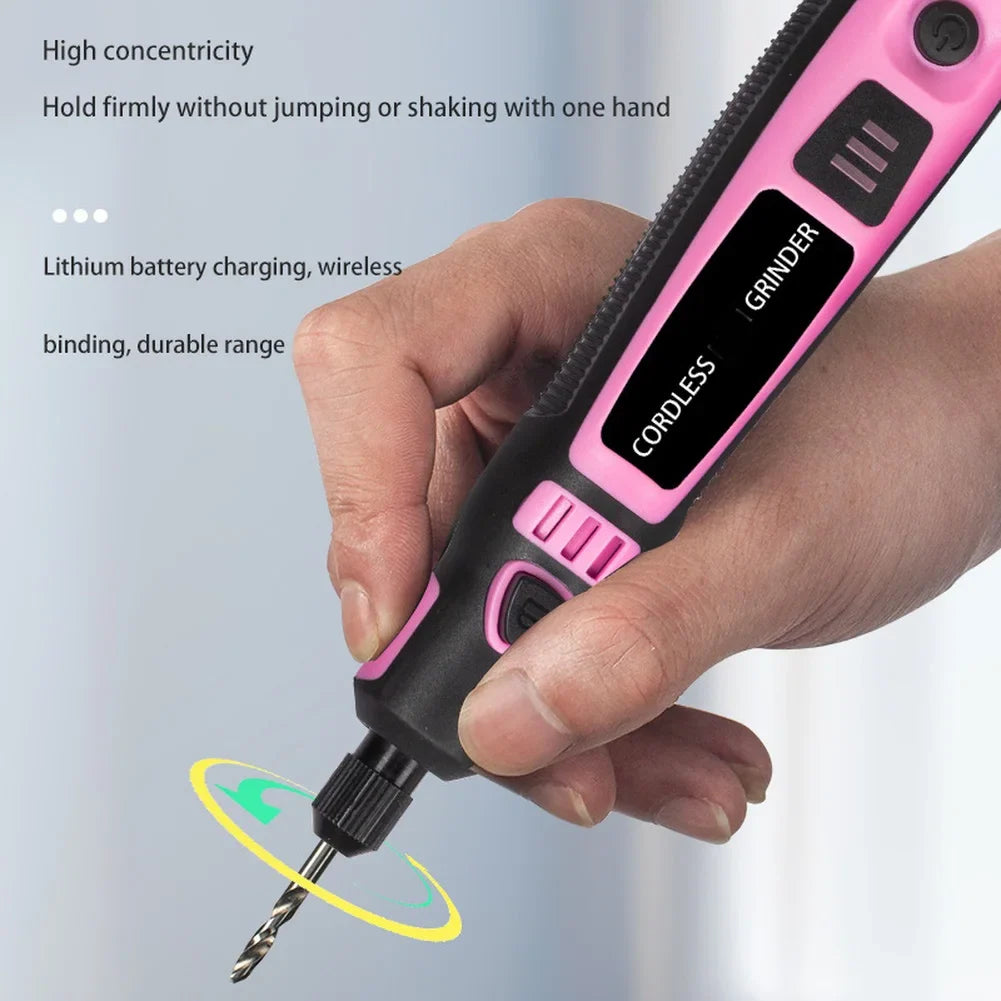 DAZZLEEX Cordless Rotary Tool – Engraving, Grinding & Polishing