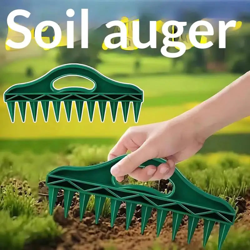 Manual Seed Spreader & Soil Dibbler – 12-Hole Garden Tool