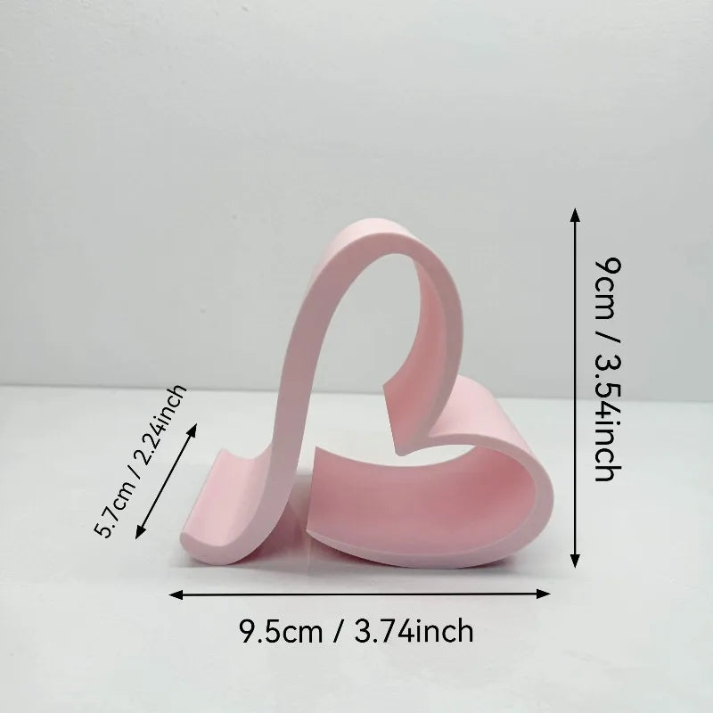 Heart Shape Phone Stand – 3D Printed Universal Desk Holder