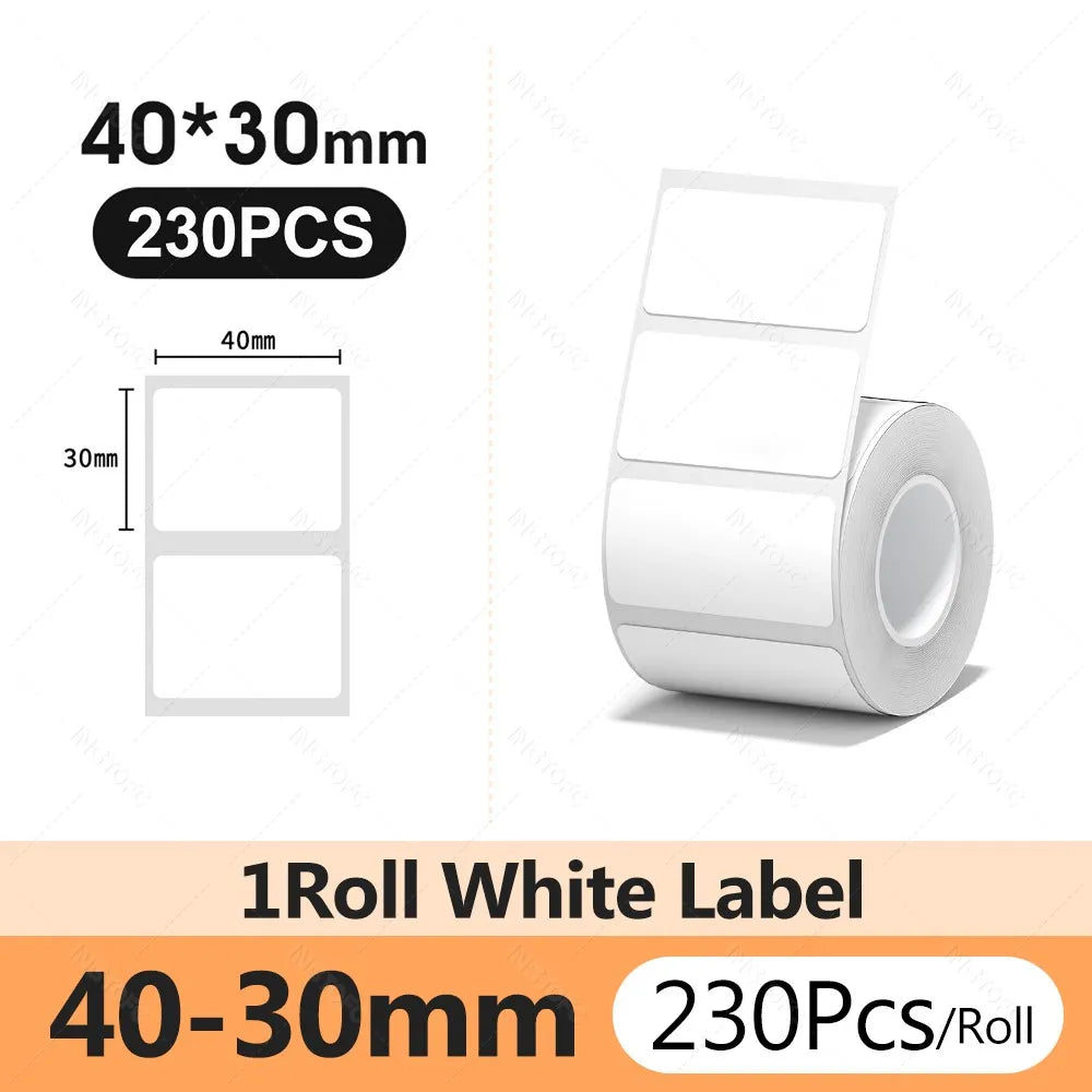 Niimbot Thermal Label Paper B1 B21 B3S – Waterproof Self-Adhesive