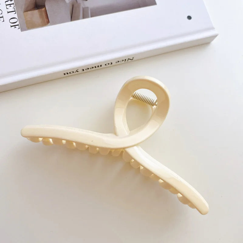 Large Acrylic Hair Claw Clip – Korean Geometric Barrette