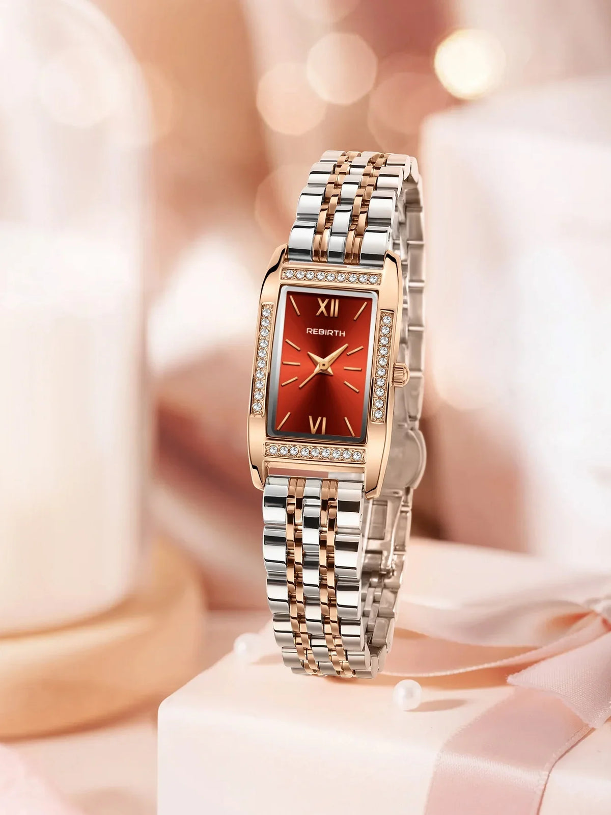 REBIRTH Stainless Steel Casual Quartz Watch – Minimalist