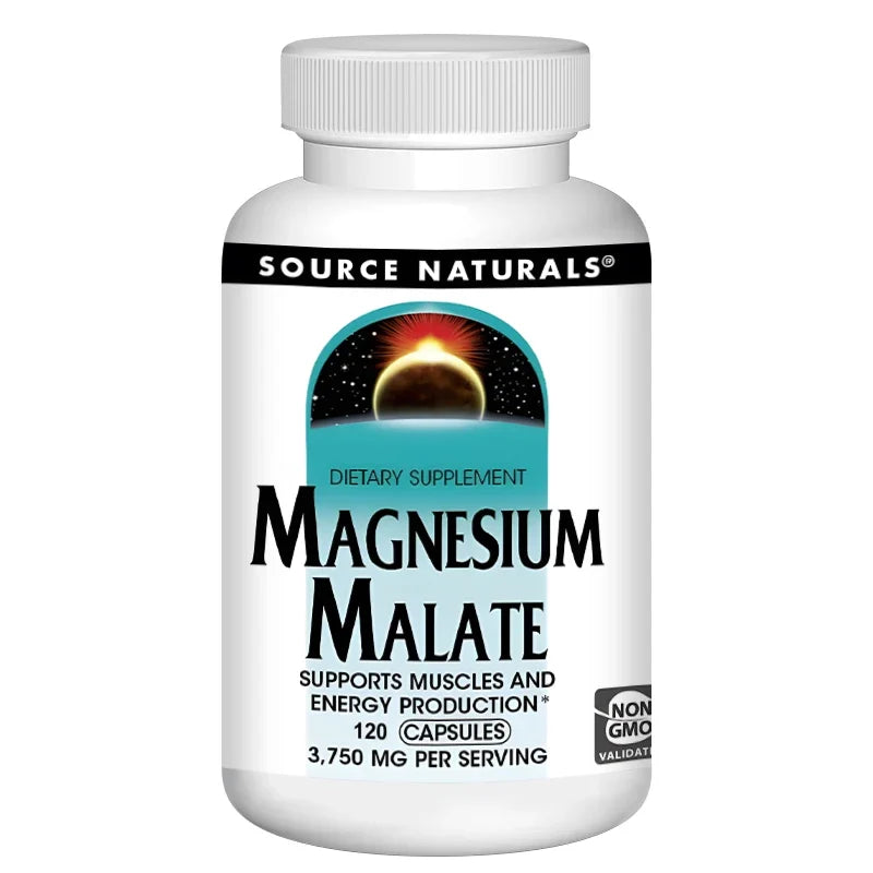 Magnesium Malate 3750mg Capsules – Muscle, Heart & Energy