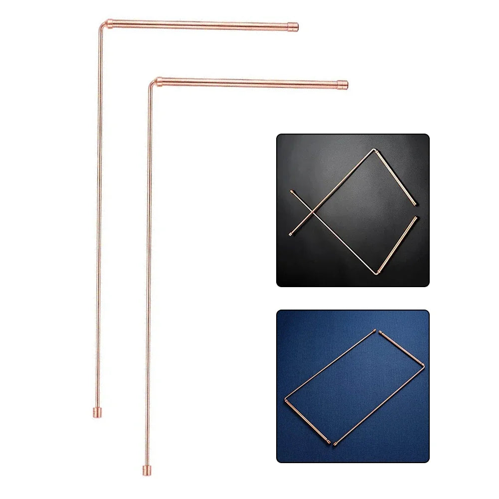 99.9% Pure Copper Dowsing Rods – Divination Set of 2