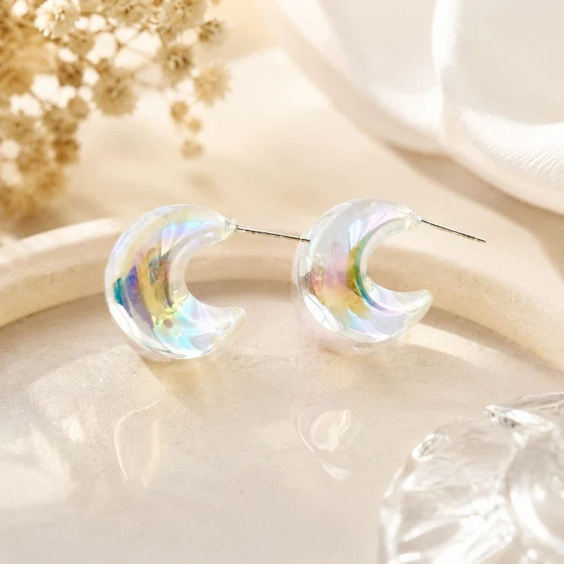 Nixie Resin Waterdrop Drop Earrings – Lightweight Fashion