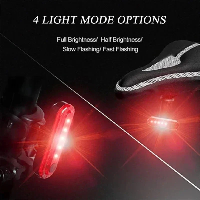 BUCKLOS Rechargeable LED Bike Tail Light | Waterproof MTB