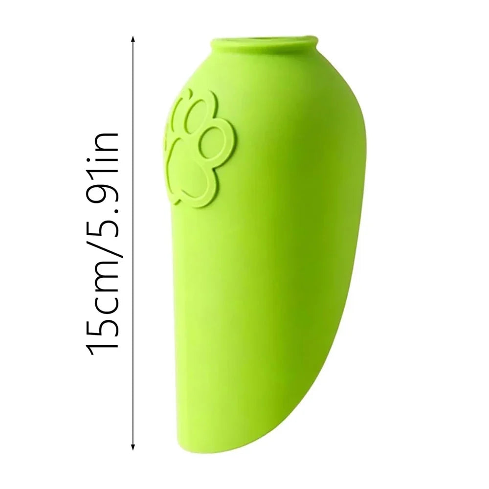 Portable Dog Water Bottle Adapter – Foldable Silicone Pet Bowl