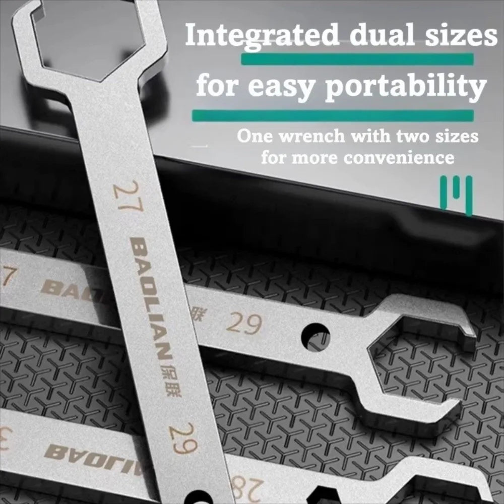 Double Ended Manifold Valve Wrench 27/29mm 28/30mm Steel
