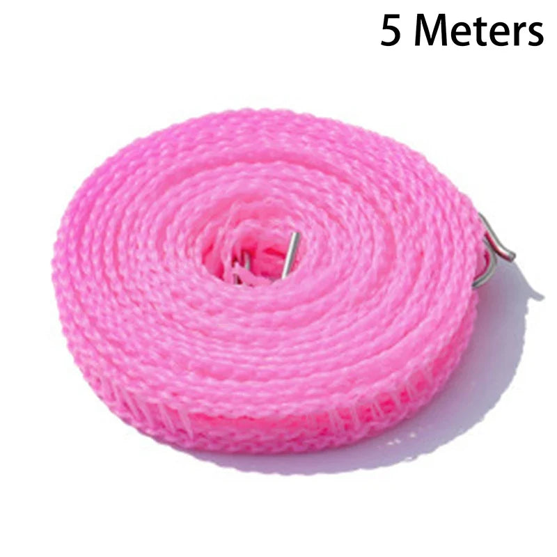 Windproof Fence Clothesline 5M/10M – Indoor & Outdoor Drying