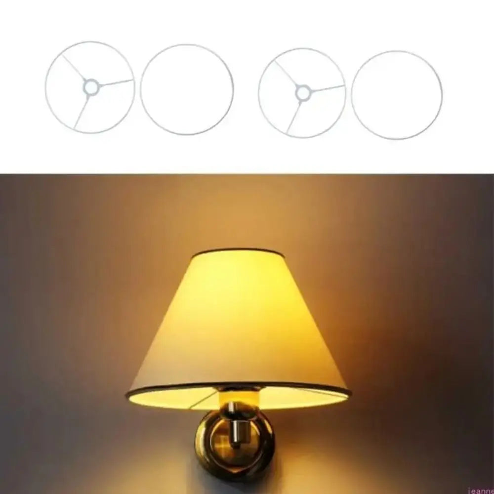 Round Metal Drum Lamp Shade Rings – DIY Light Frame Holder