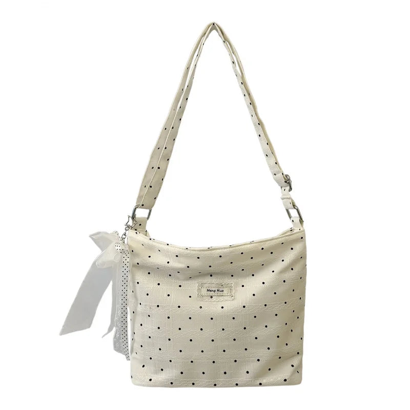 Bowknot Tote Bag – Aesthetic Crossbody Handbag for Women