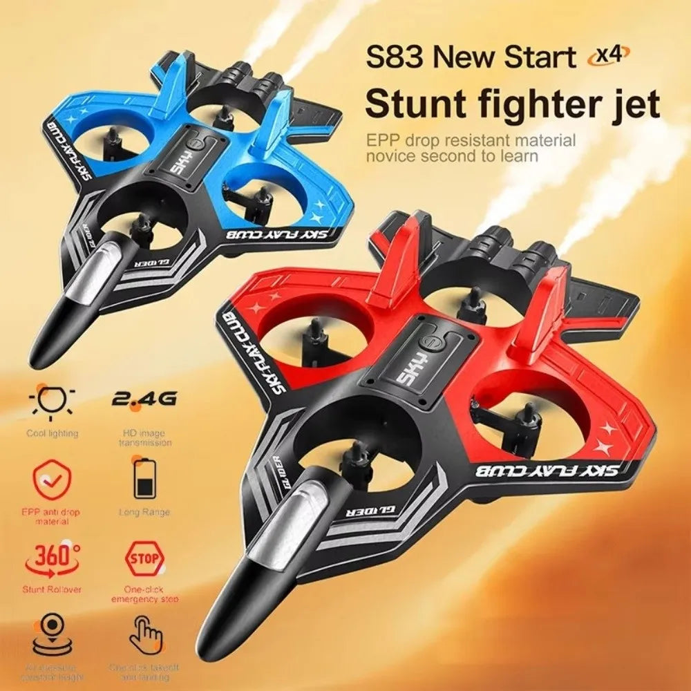 2.4GHz Foam RC Stunt Quadcopter – Kids Remote Control Drone