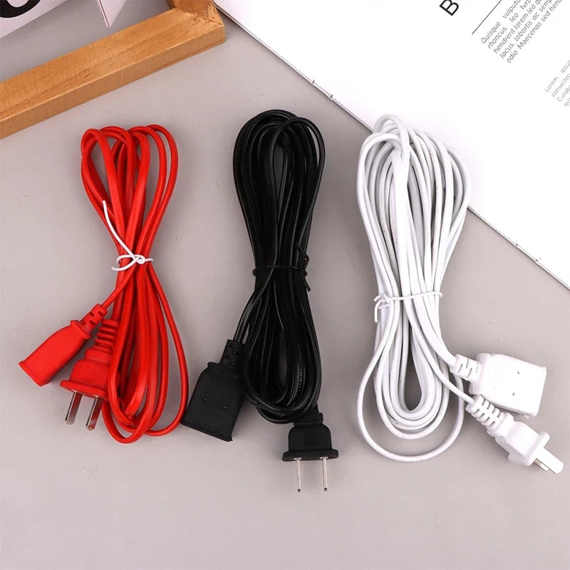 AC Power Extension Cord with On/Off Switch – US & EU Plug