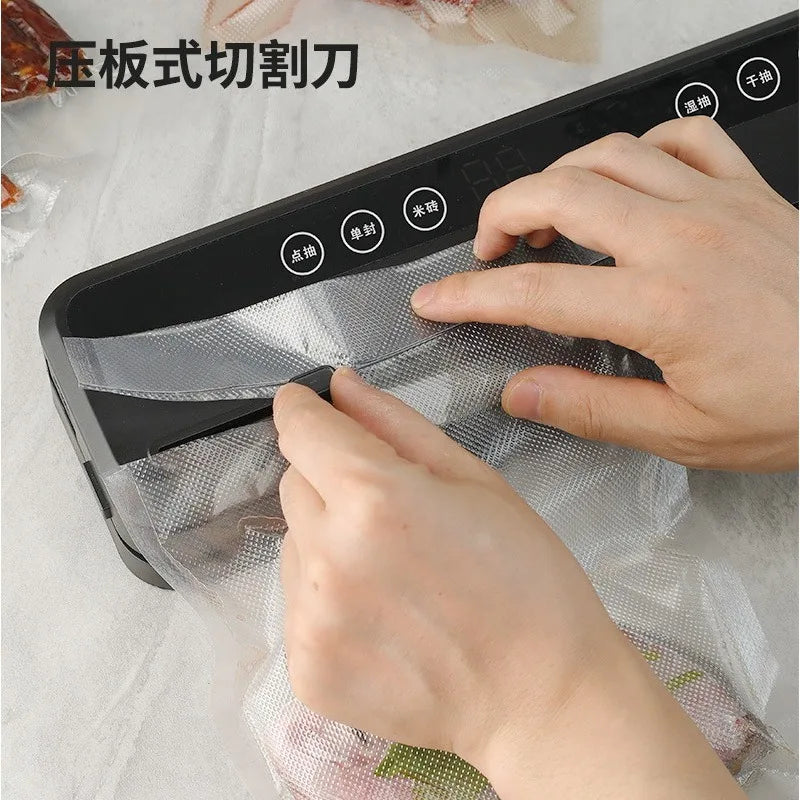 DUTRIEUX Food Vacuum Sealer with Built-In Cutter & Bag Storage
