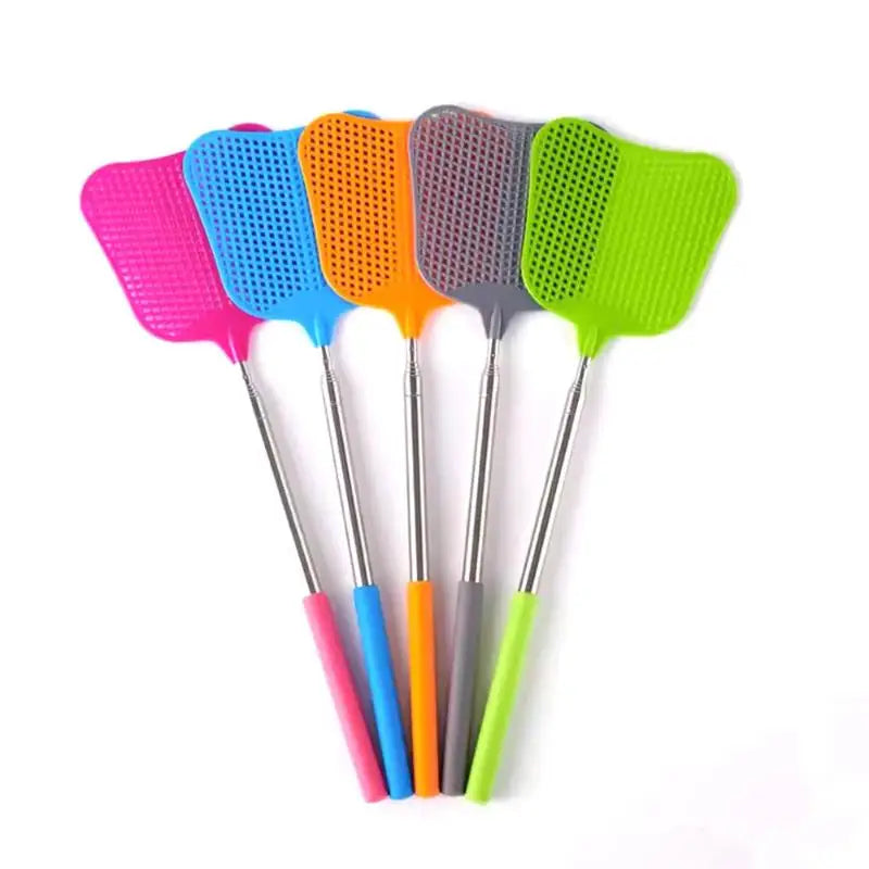 Telescopic Fly Swatter Heavy Duty Plastic & Steel | 25.6"