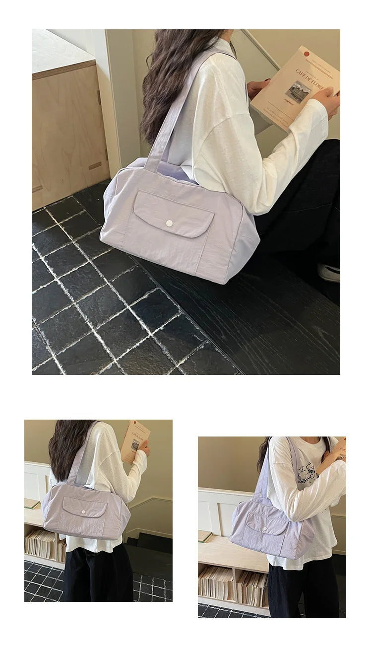 Lightweight Large-Capacity Women's Sports & Travel Shoulder Bag
