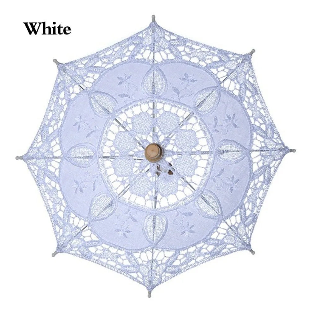 Embroidery Lace Parasol Umbrella – Wedding & Photo Prop