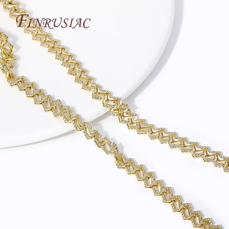 18K Gold Plated Brass Chain 6mm – DIY Jewelry Making