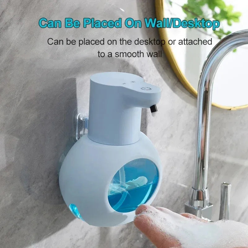 Touchless Foam Soap Dispenser USB Rechargeable Wall Mount 400ml