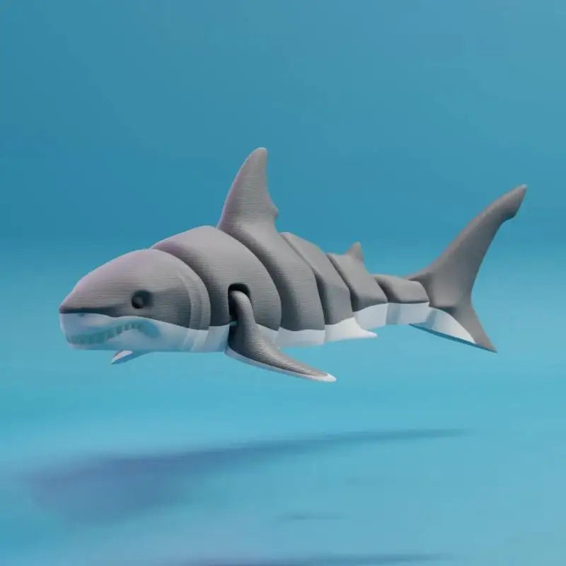 3D Printed Articulated Killer Whale Figurine | Desk & Car Decor